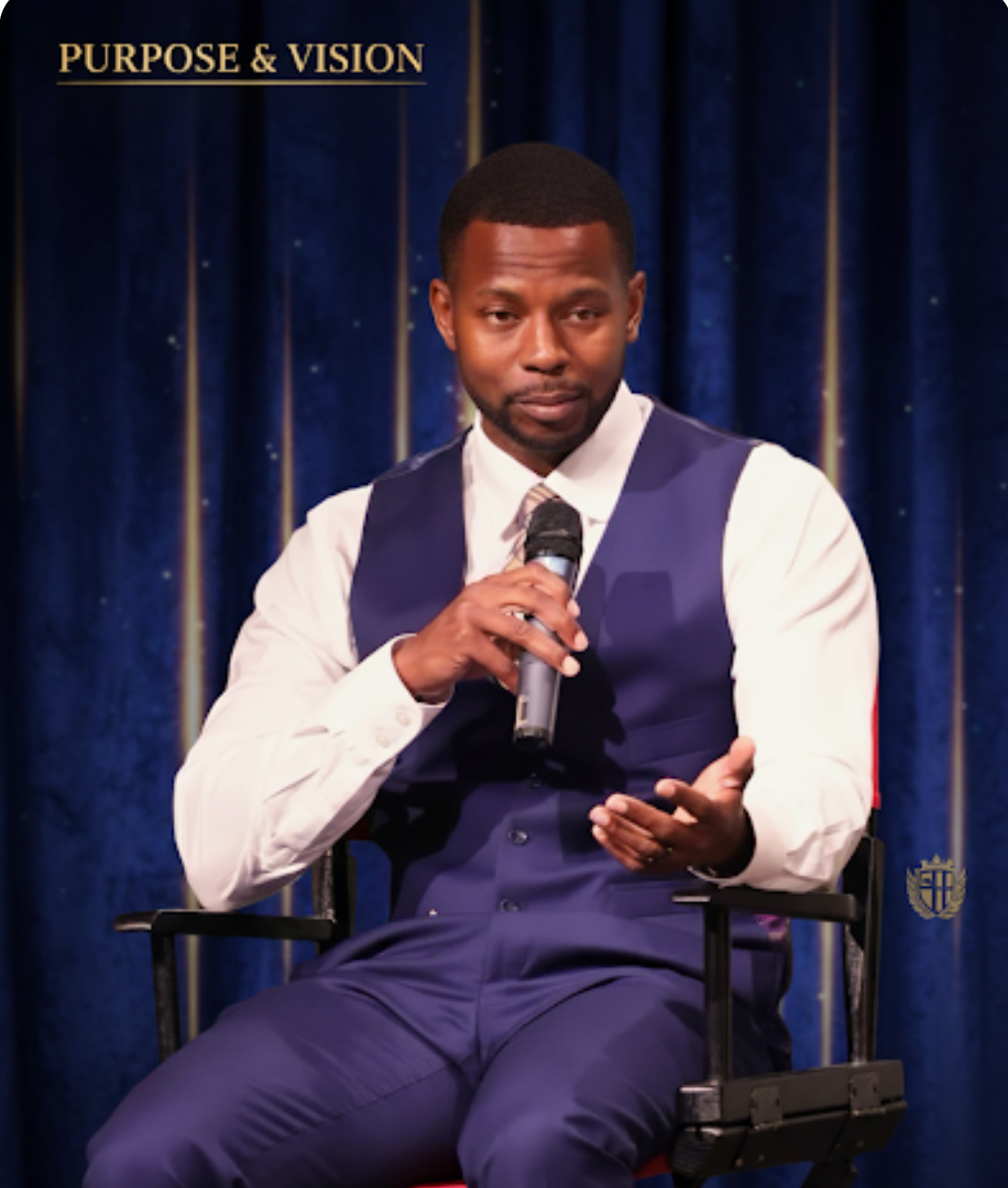 Ronnie Bailey, Founder of Visionary Solutions Group, speaking at a leadership panel